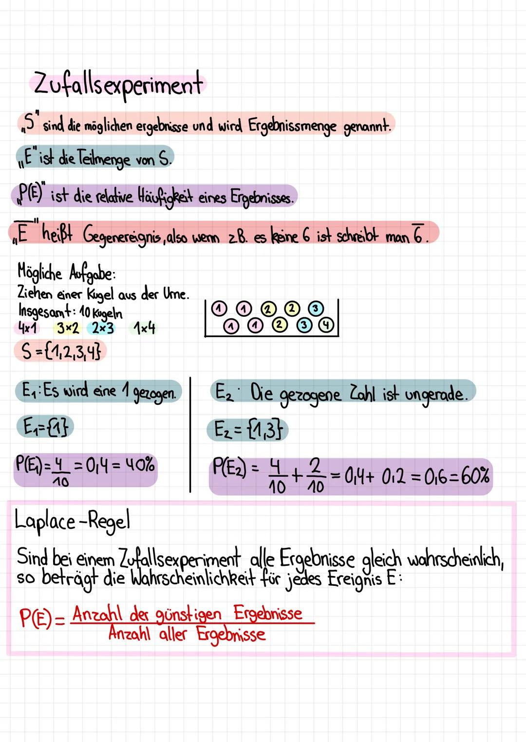 Wahrscheinlichkeit Mathe 8. Klasse
