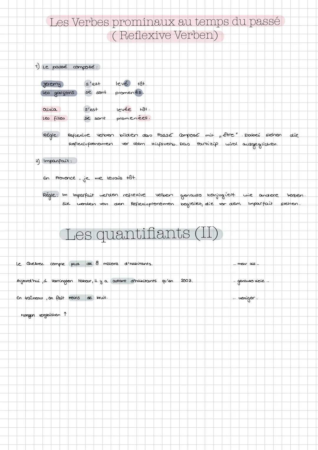 Imparfait:
dis
ais
ait
ions
iez
1. Schulaufgabe
passé composé: Bildung
Bewegungsverben:
desendre
•venir
étre:
aient
·Zustände Uhrzeit, Wette
