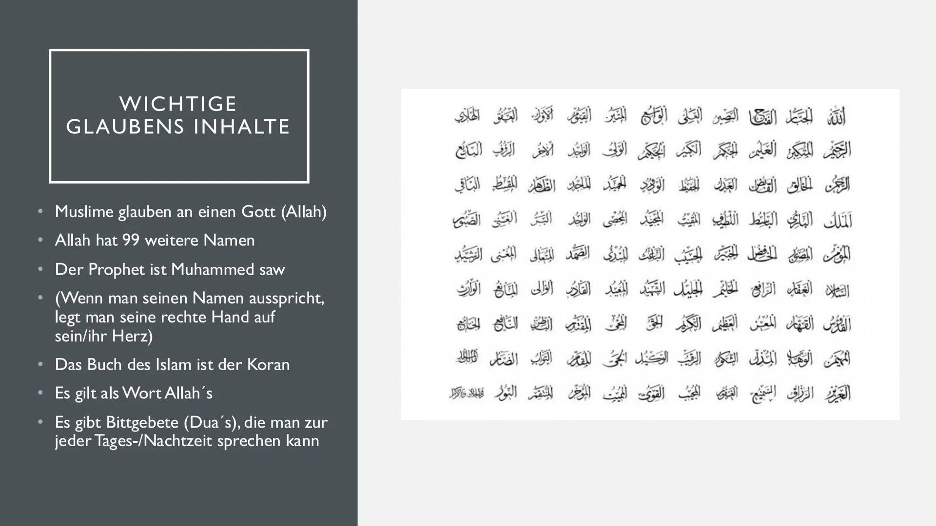 # ISLAM
Von Sara, Ayla und Liva ### INHALTSANGABE
* Länder nach muslimischer Bevölkerung
* Verbreitung Muslime
* Verbreitung Informa