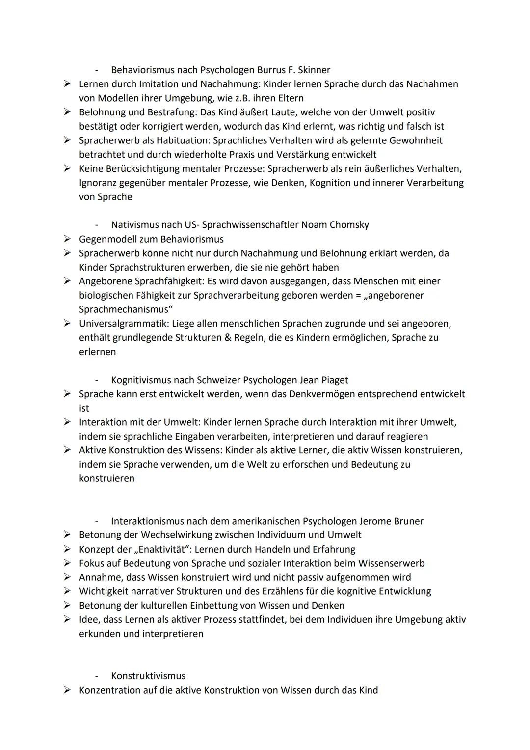 Lernzettel Deutsch LK
Abitur 2024
Inhaltsfeld Sprache
Spracherwerbsmodelle und -theorien
Sprachgeschichtlicher Wandel
Sprachvarietäten und i
