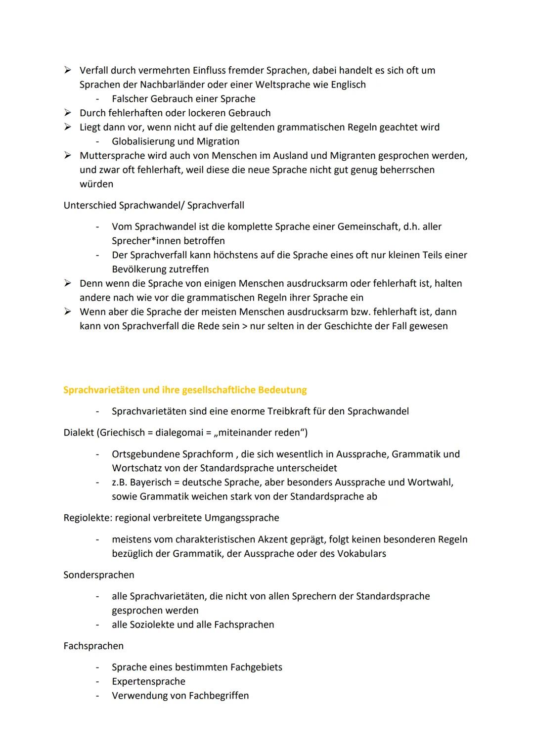 Lernzettel Deutsch LK
Abitur 2024
Inhaltsfeld Sprache
Spracherwerbsmodelle und -theorien
Sprachgeschichtlicher Wandel
Sprachvarietäten und i