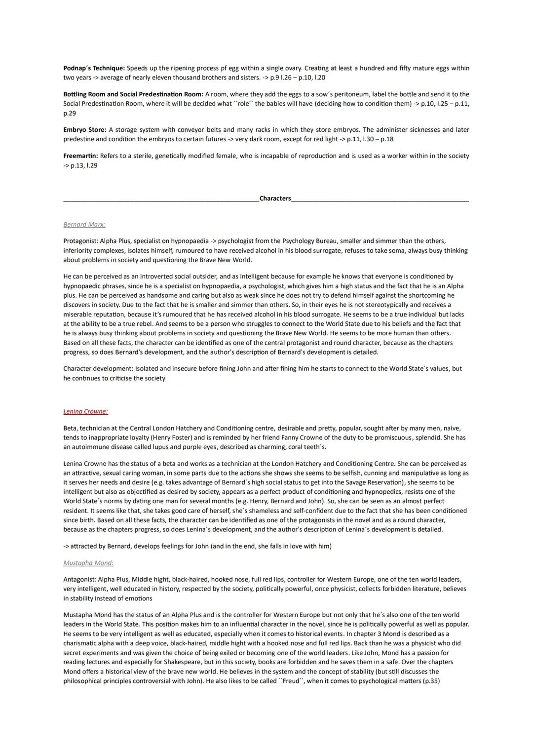 Brave New World Aldous Huxley
Facts
Time: year 632 after Ford (2540 AD), meaning 632 years after the production of the first Model T-car