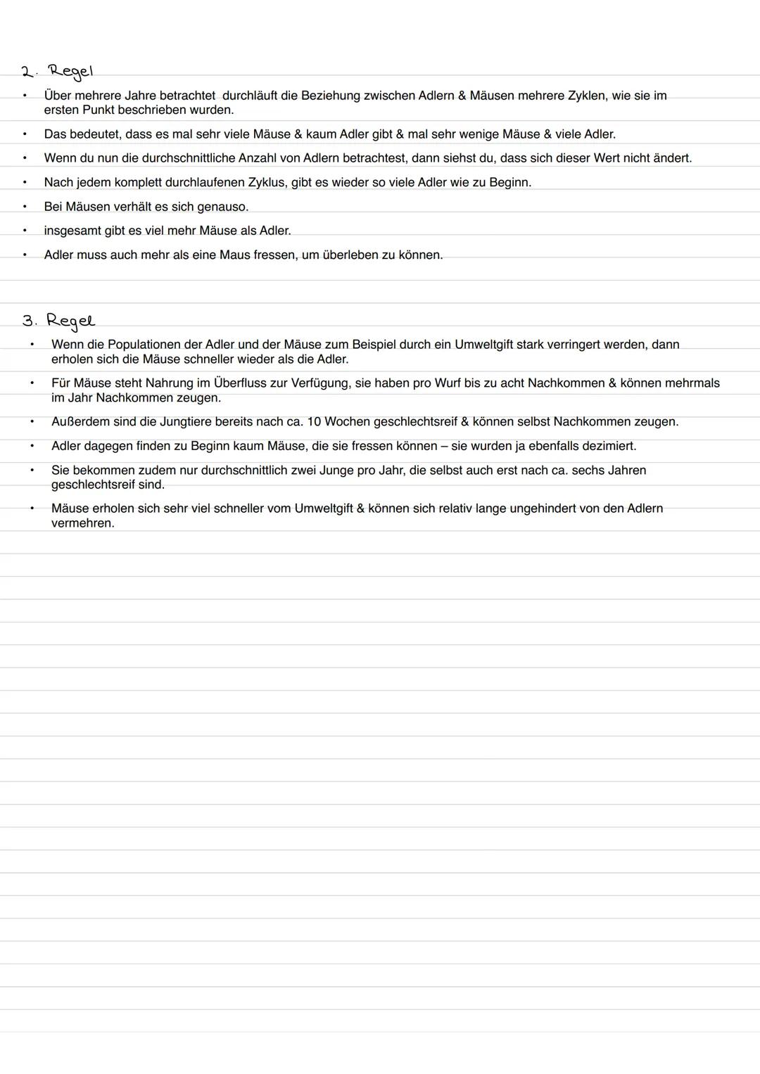 # biologie
08.04.2023
S. 338
Beschreiben Entwicklung der Population von zwei Arten, die sich in einer Räuber-Beute-Beziehung befinden
Regu