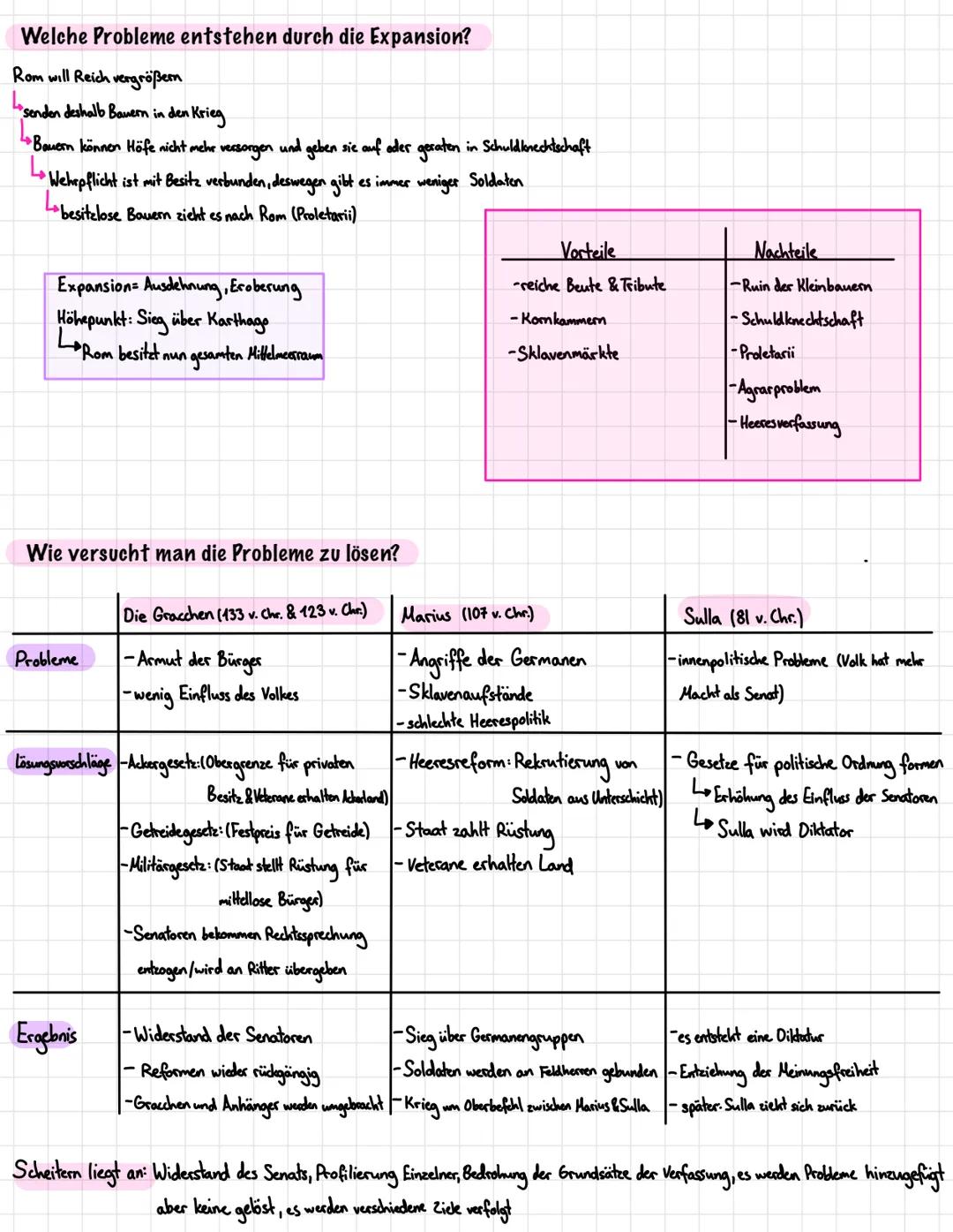 Die römische Republik
Wie kommt es in Rom zur Republik?
Herrscher L. Tarquinis herrscht ungerecht und gradenlos
-wird deshalb gestürzt (509