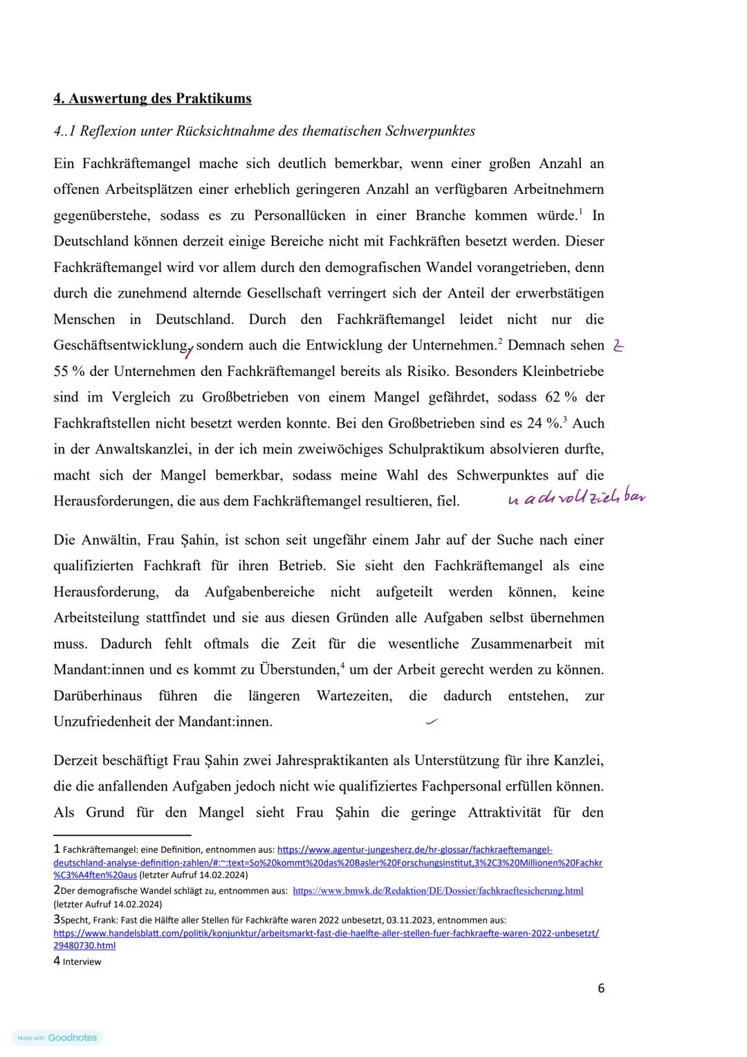 Made with Goodnotes
Praktikum bei
Anwaltskanzlei Şahin
Inhaberin: Selda Çalışkan-Şahin
Zeitraum: 15.01.2024-26.01.2024
Nisanur Kütük
Graf-St