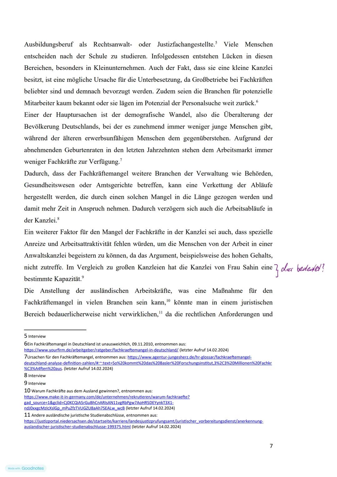 Made with Goodnotes
Praktikum bei
Anwaltskanzlei Şahin
Inhaberin: Selda Çalışkan-Şahin
Zeitraum: 15.01.2024-26.01.2024
Nisanur Kütük
Graf-St