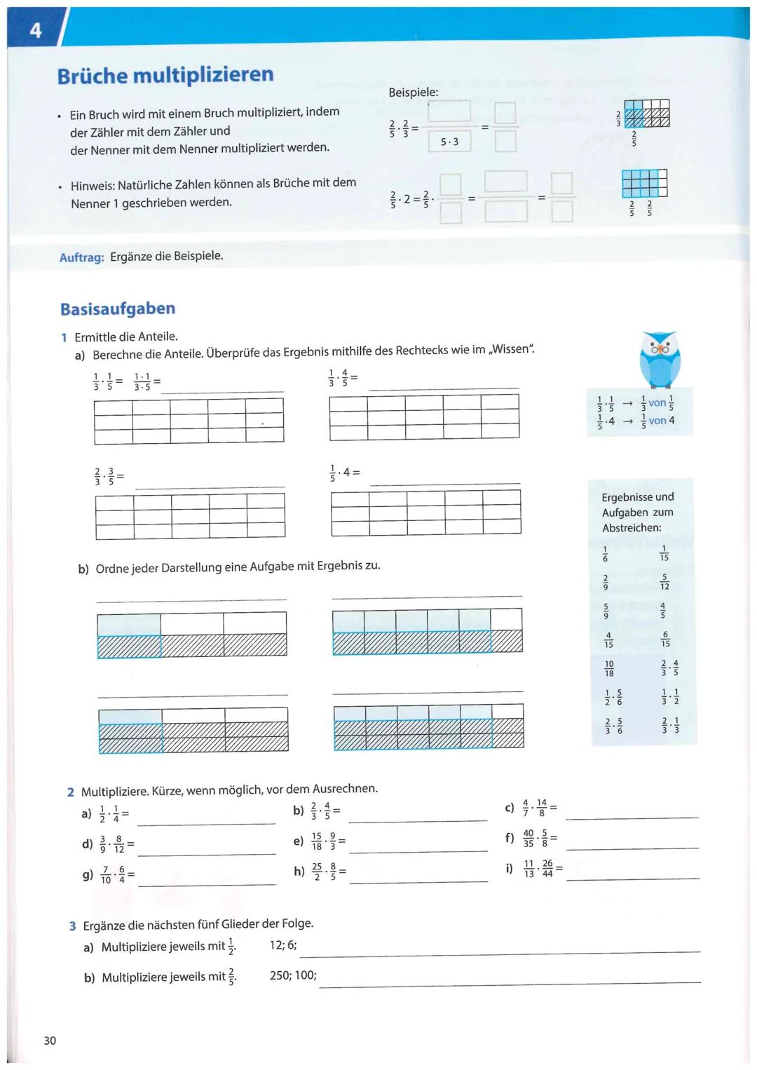2
Brüche addieren und subtrahieren
Gleichnamige Brüche werden addiert, indem man die
addiert. Der gemeinsame Nenner wird beibehalten.
Gleich