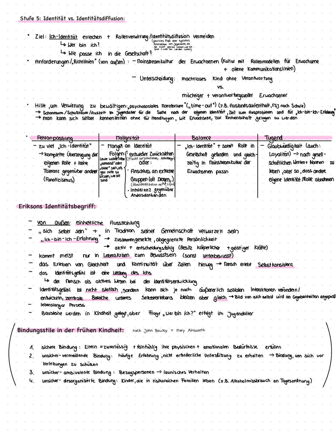 Erik Erikson
psychosozial
"Der Mensch geht aus jeder krise mit einem erhöhtem Gefühl der inneren Einheit hervor. positiv
- Erik Erikson
=> E