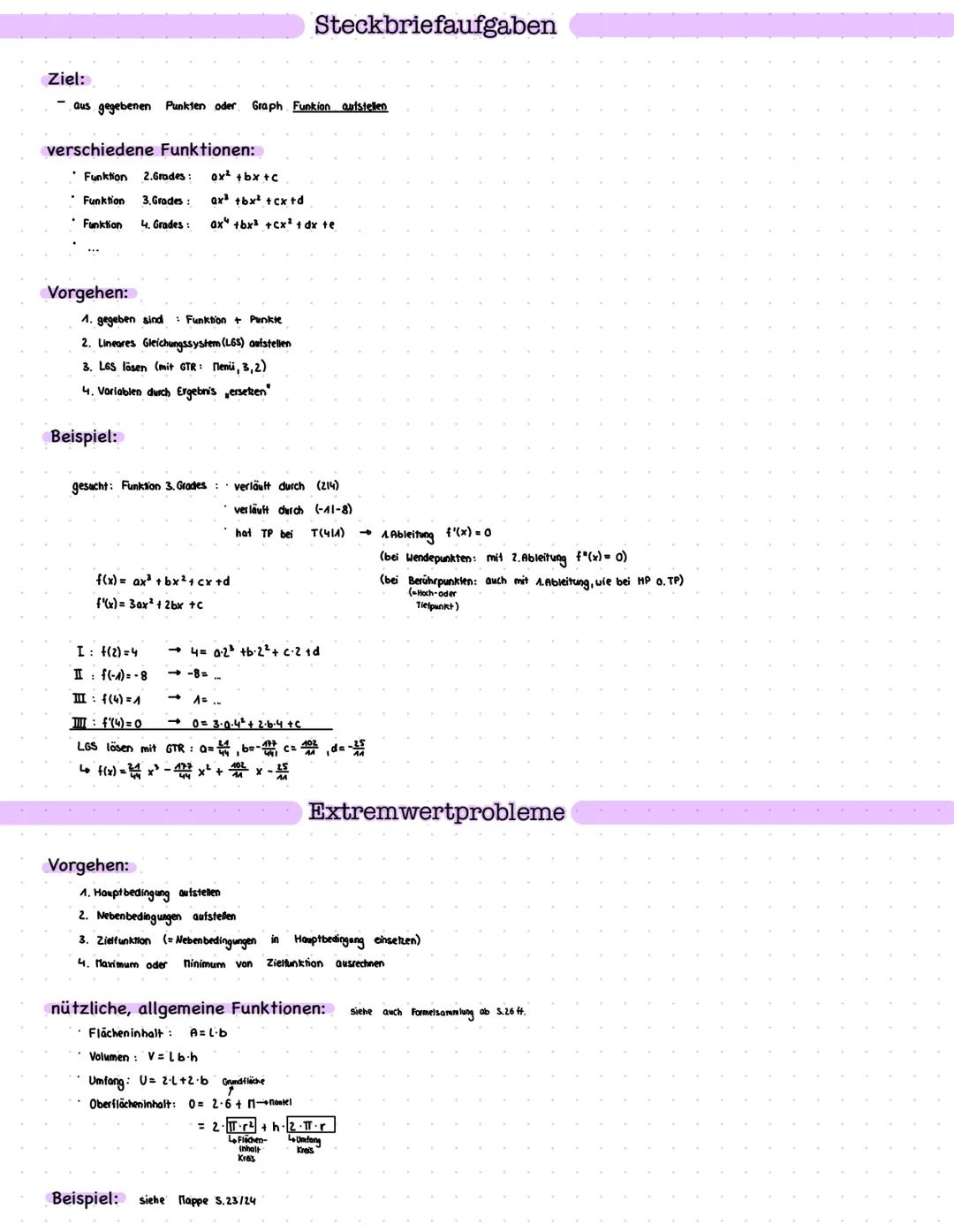 Analysis Definitionsmenge (Df):
- Menge
Definitions- und Wertebereich
aller x-Werte, die im Graphen auftauchen/vorhanden sind
Schreibweise: