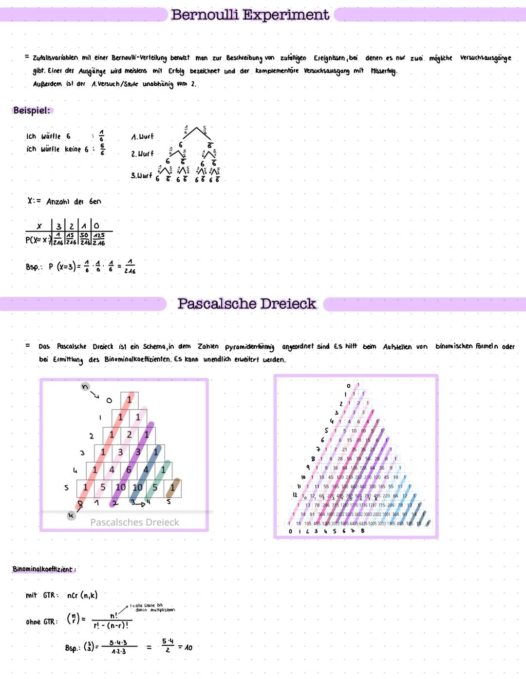- Stochastik - # Grundlagen
Baumdiagramm:
= Ein Baumdiagramm eignet sich zur Bestimmung von Wahrscheinlichkeiten mehrstutiger bzw. zusamme