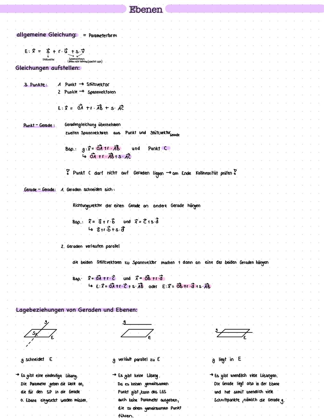 Analytische Geometrie Koordinatensystem:
Vektoren
Vektorenarten: · Ortsvektoren:
Gegenvektoren:
=()
OA =
-()
-σ =
Vektoren zwischen zwei Pun