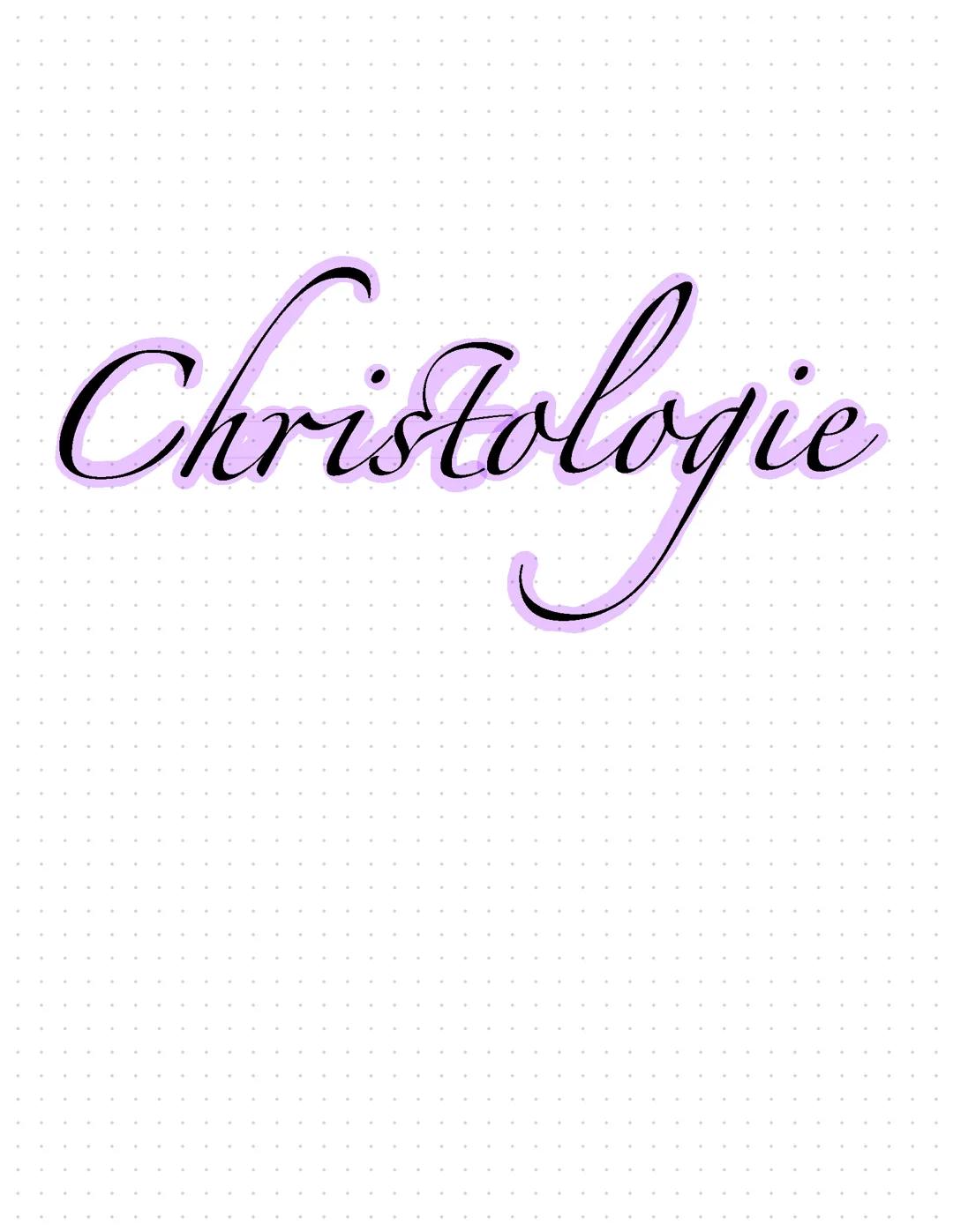 Christologie- evangelische Religion GK