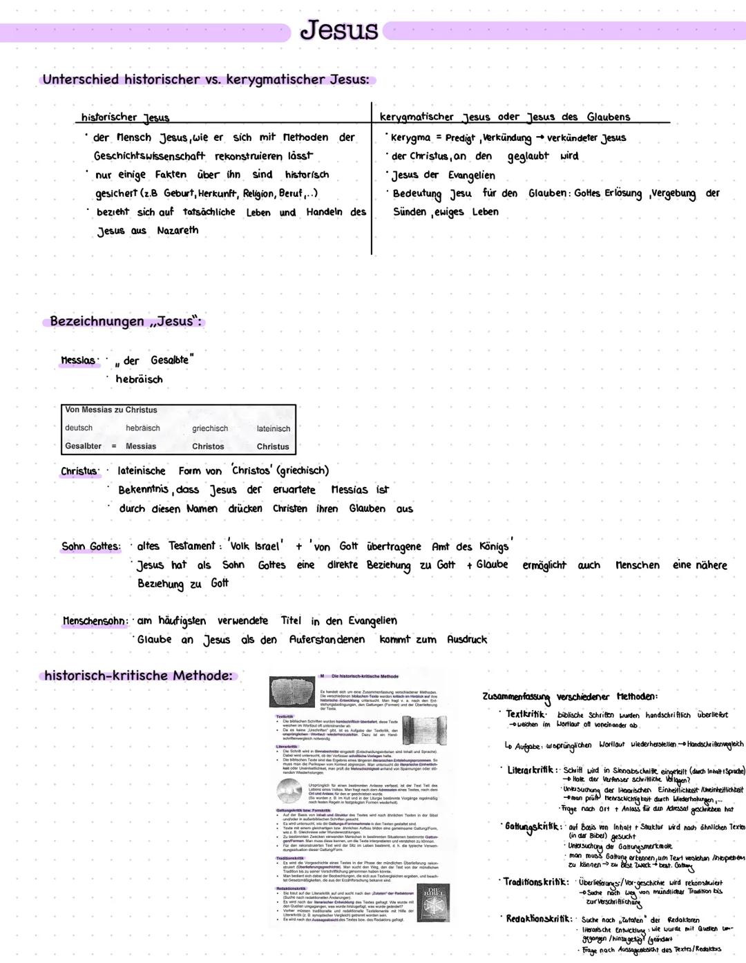Christologie Evangelien
Matthäus Evangelium:
Zweitälteste Evangelium
Entstehung: um 80 n. Chr.
Name des Verfassers: unbekannt, Spitznome: Ma
