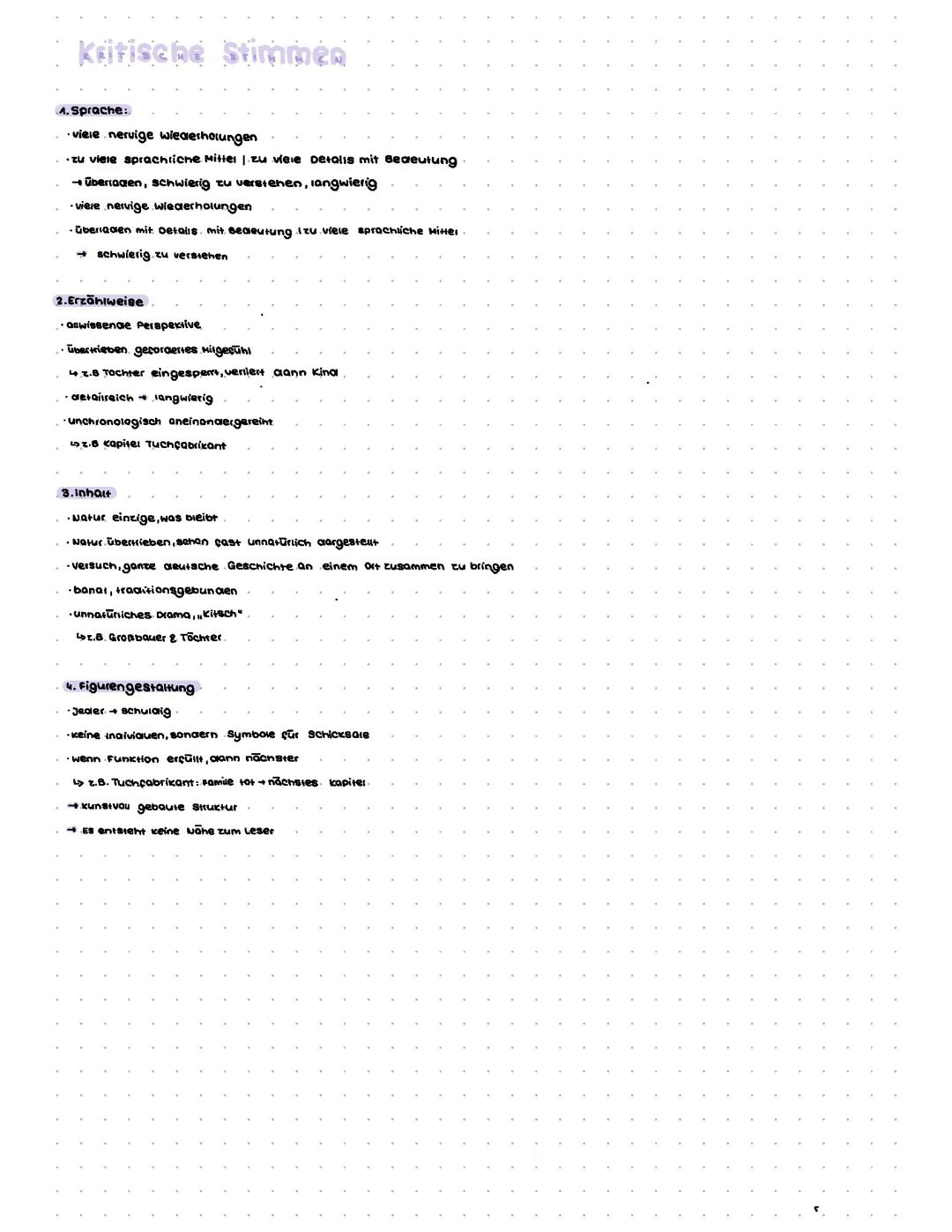 Kritik zu dem Roman Heimsuchung