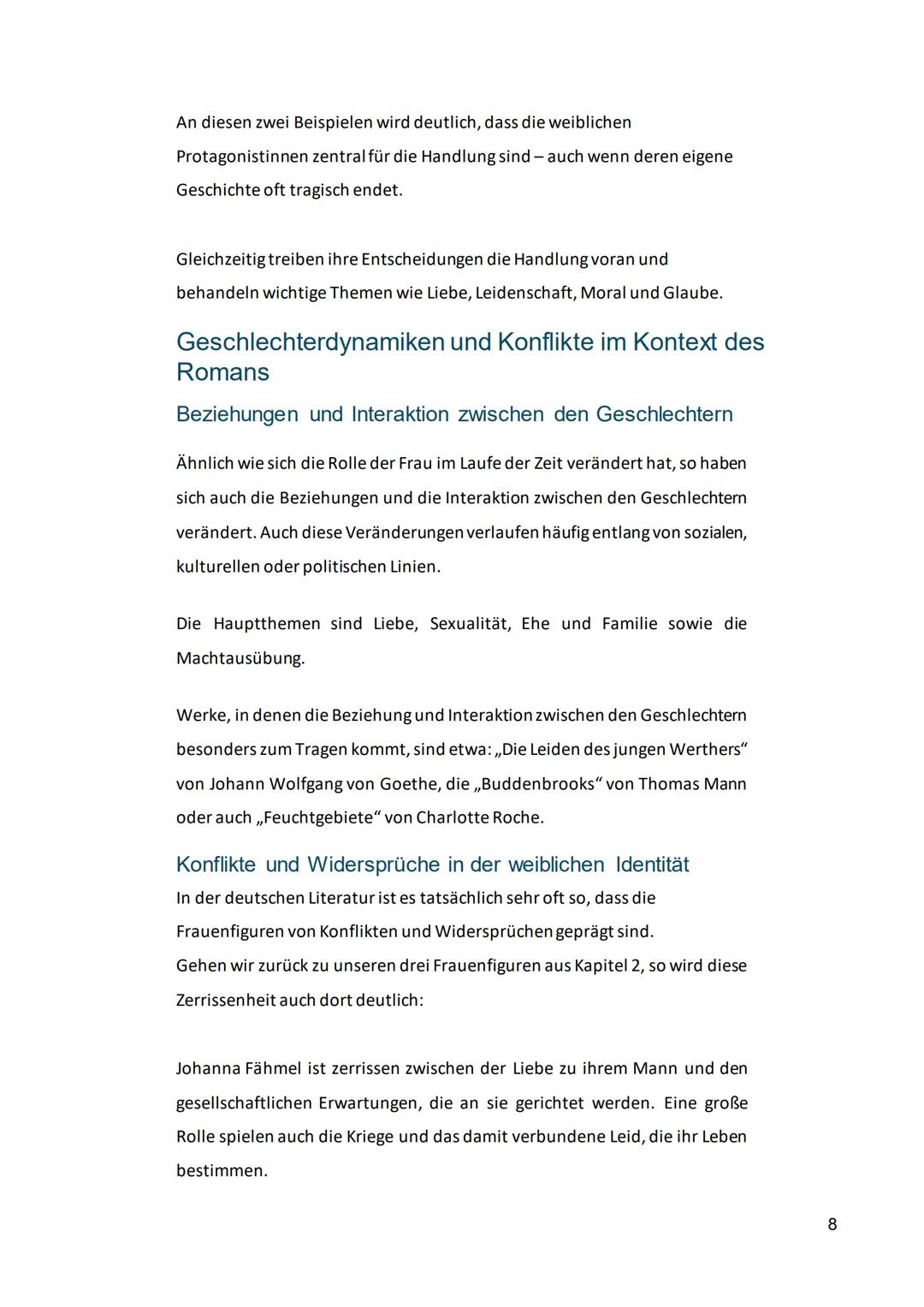 WESER-KOLLEG
MINDEN
Facharbeit im Deutsch
Die Rolle der Frauen
im Roman
Verfasser: Azad Zalfo
Stufe: 4A
Kurs: Leistungskurs Deutsch
Schulj