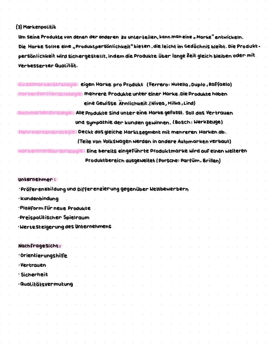 2. Produktpolitik
(1) Produkt-Lebenszyklus
Einführungsphase: Einführung des Produkts in den Markt
.
.
Einbringung von Verluste oder geringe