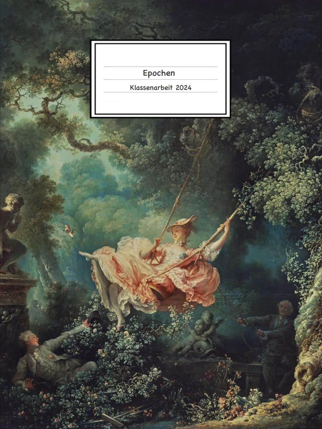 Epochen
Klassenarbeit 2024 Frühmittelalter
500-1180
Hochmittelalter
1170-1250
Spätmittelalter
1250-1500
Renaissance
Romantik
Moderne DDR/BRD