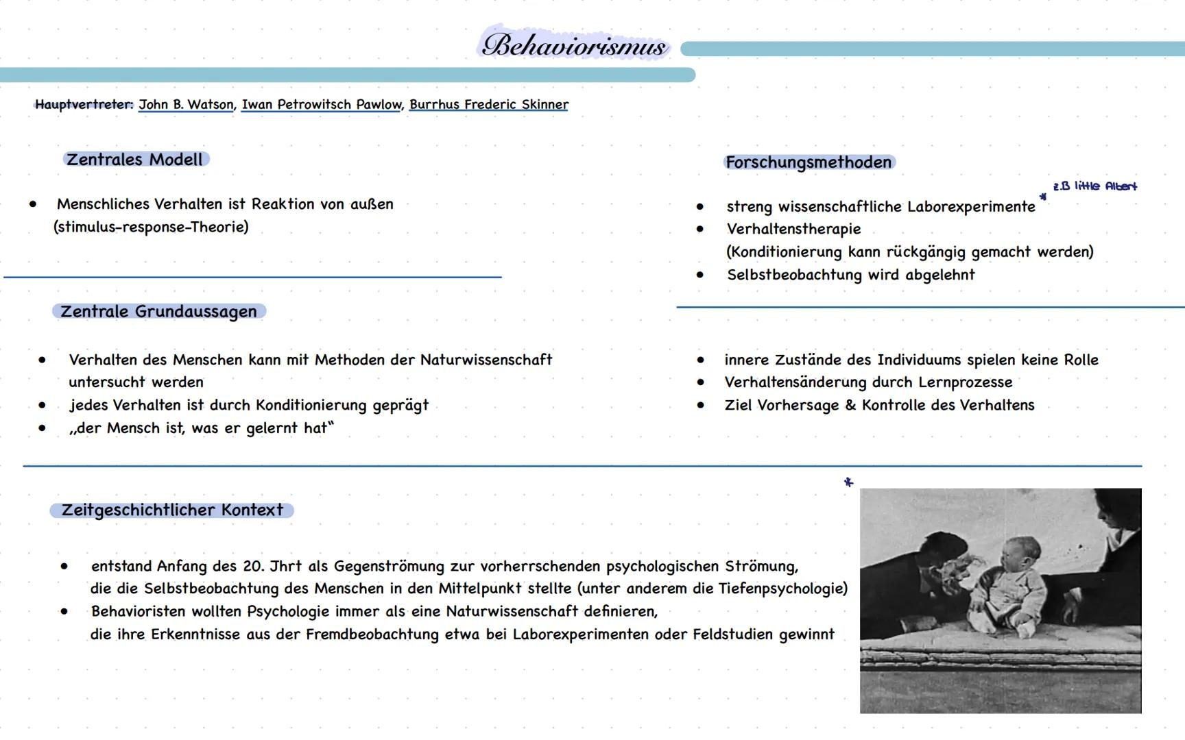 Tiefenpsychologie
Hauptvertreter: Sigmund Freud (1856-1939), Alfred Adler (1870-1937), Carl Gustav Jung (1875-1961)
•
•
.
Zentrales Modell