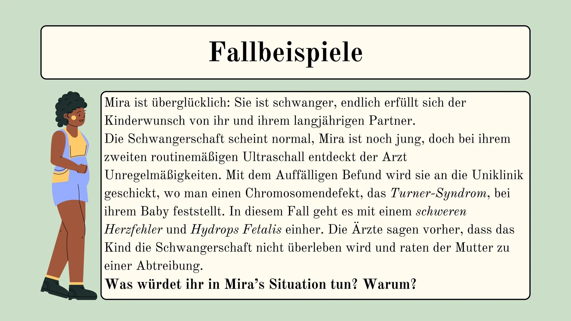 Pränataldiagnostik Spricht die
Pränataldiagnostik Embryos
mit Krankheiten oder
Gendefekten das Recht auf
Leben ab? Inhalt
1. Definition
2. A