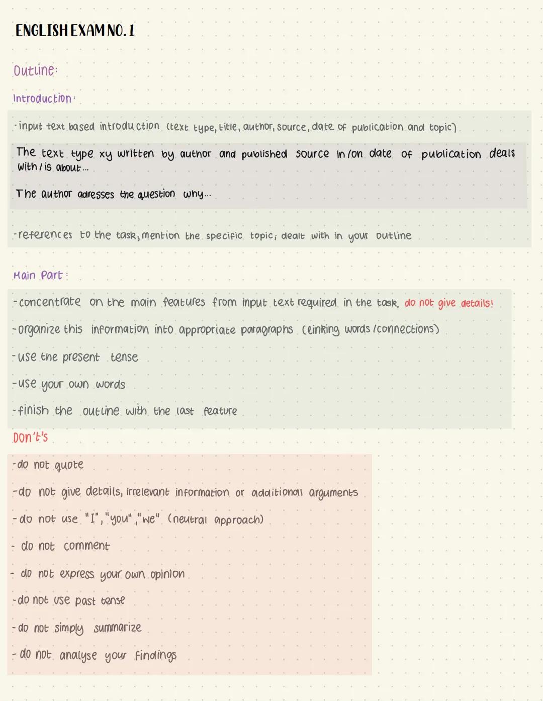 ENGLISH EXAM NO.1
Outune:
Introduction
-input text based introduction (text type, title, author, source, date of publication and topic).
The