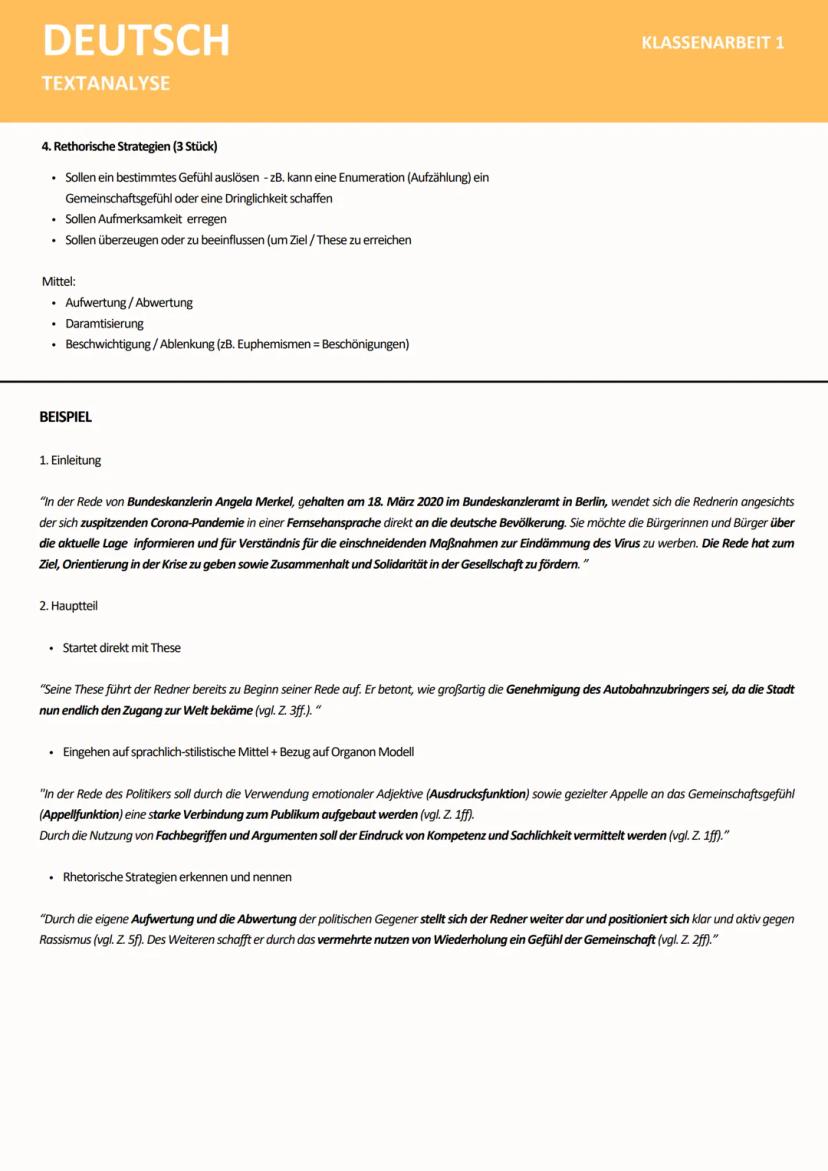 DEUTSCH
TEXTANALYSE
ORGANON MODELL
⚫ Ausdruck: Eigene Meinung, Eigene Gefüle
.
•
Darstellung: Informationen, welche dem ggü. mitgeteilt werd
