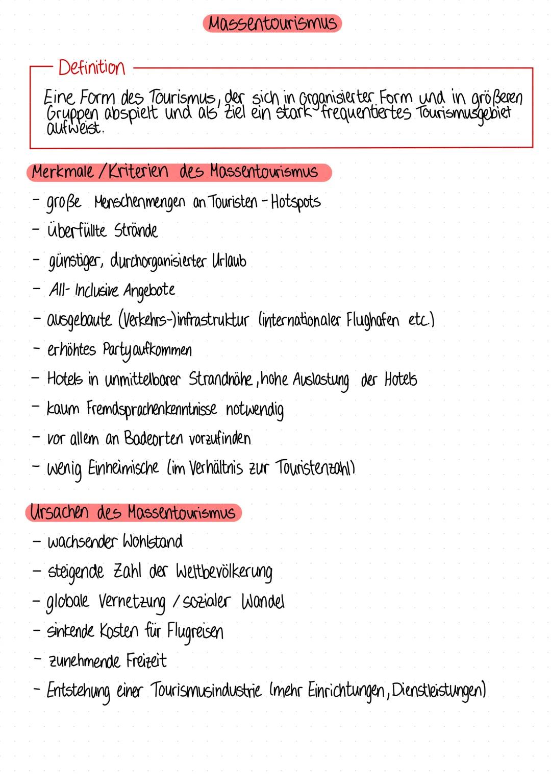 Q2
1. Erdkundeklausur
Dienstleistungen
in ihrer Bedeutung für periphere und unterentwickelte Räume
Definition
Tourismus
Tourismus bezeichnet