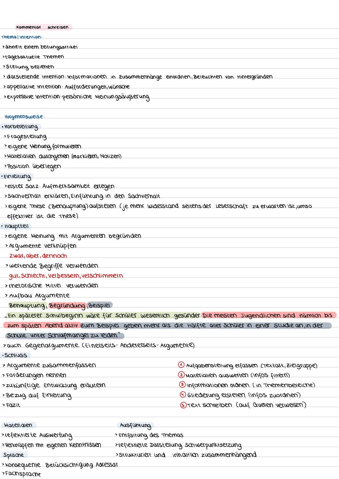Kommentar schreiben
Thema/Intention:
ähnelt einem Zeitungsartikel
tagesaktuelle Themen.
>Stellung beziehen
› darstellende intention: Informa