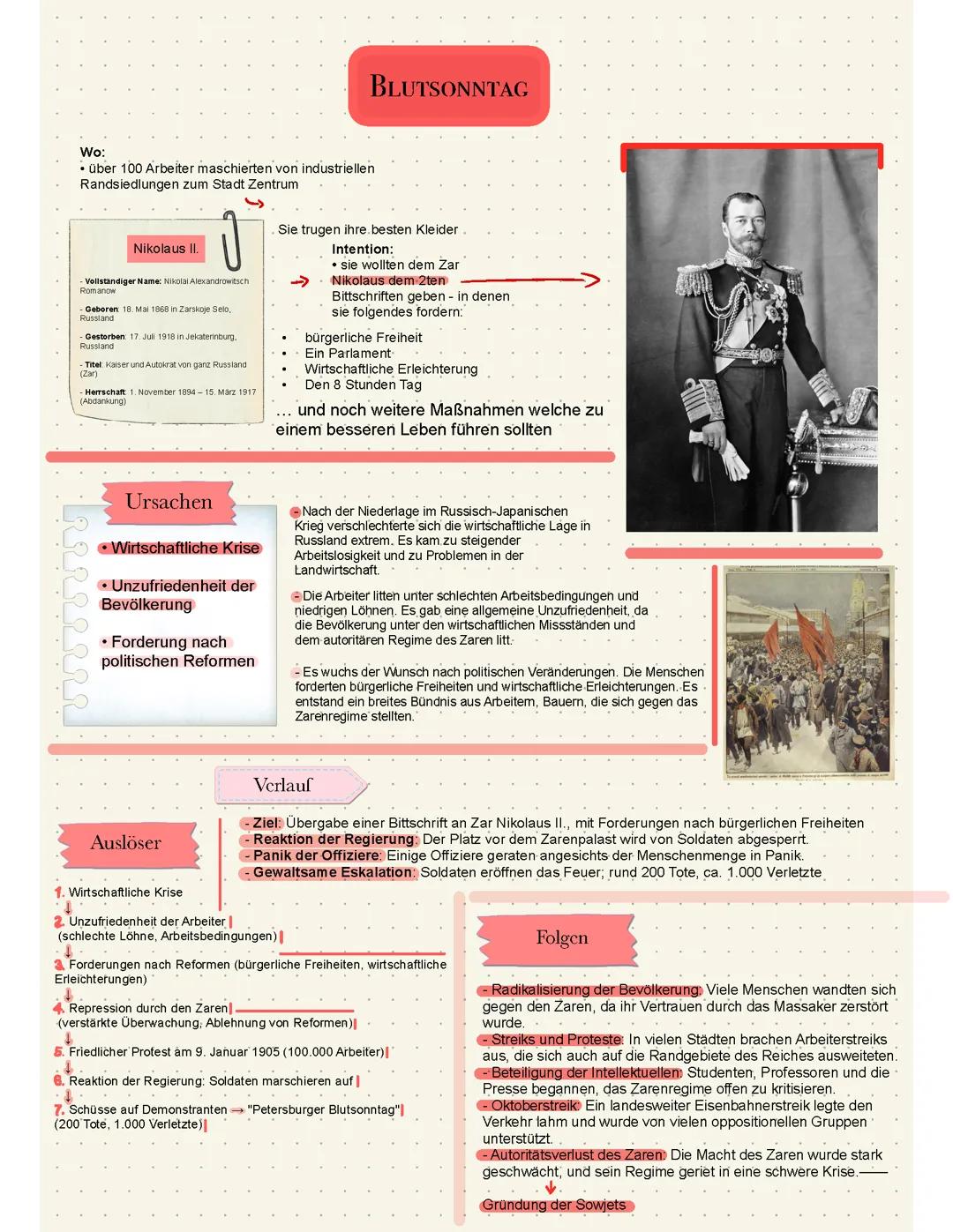 Blutsonntag Russische Revolution 1905