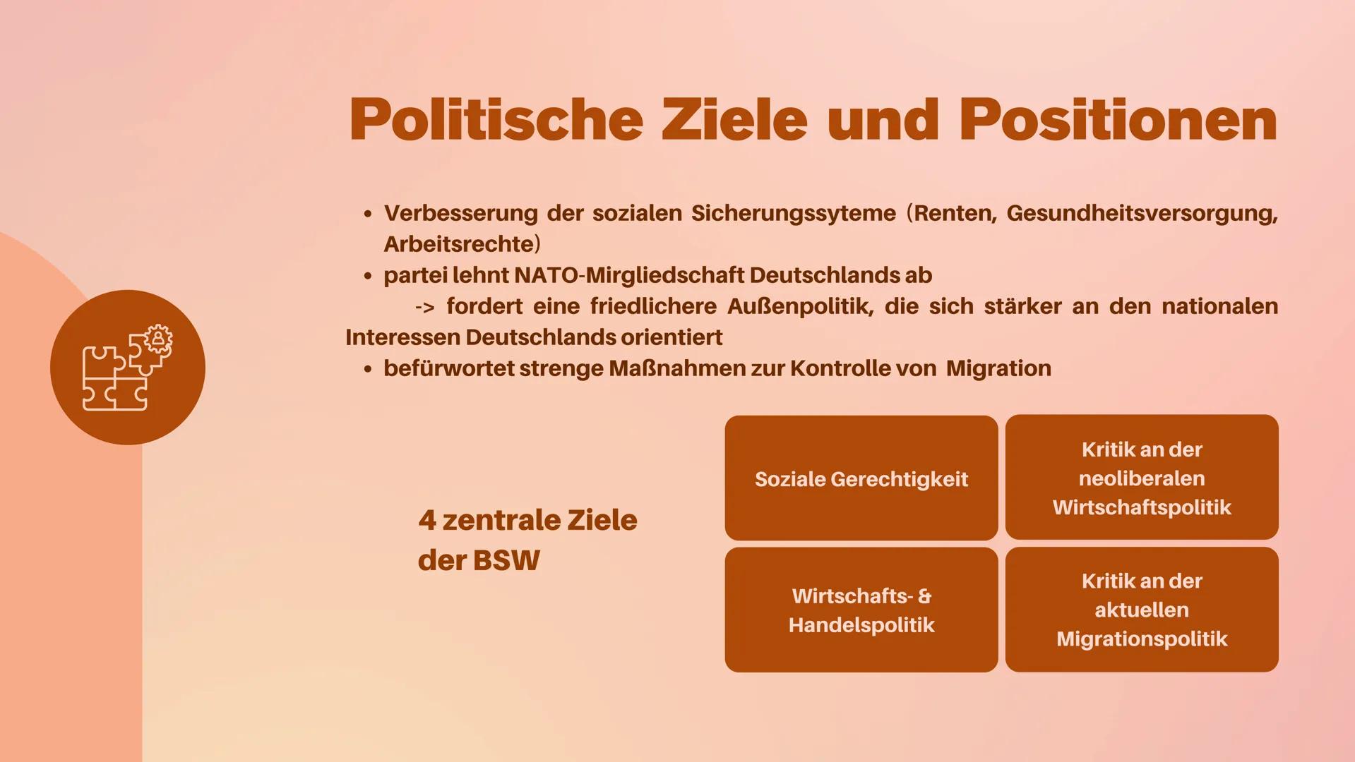 G-GK
<necht
VERNUNFT &
GERECHTIGKEIT
Bündnis Sahra
Wagenknecht
ernunft
erechtigk
Suna Ceken Aufbau
Wer ist Sahra
Wagenknecht?
Ideologische
A