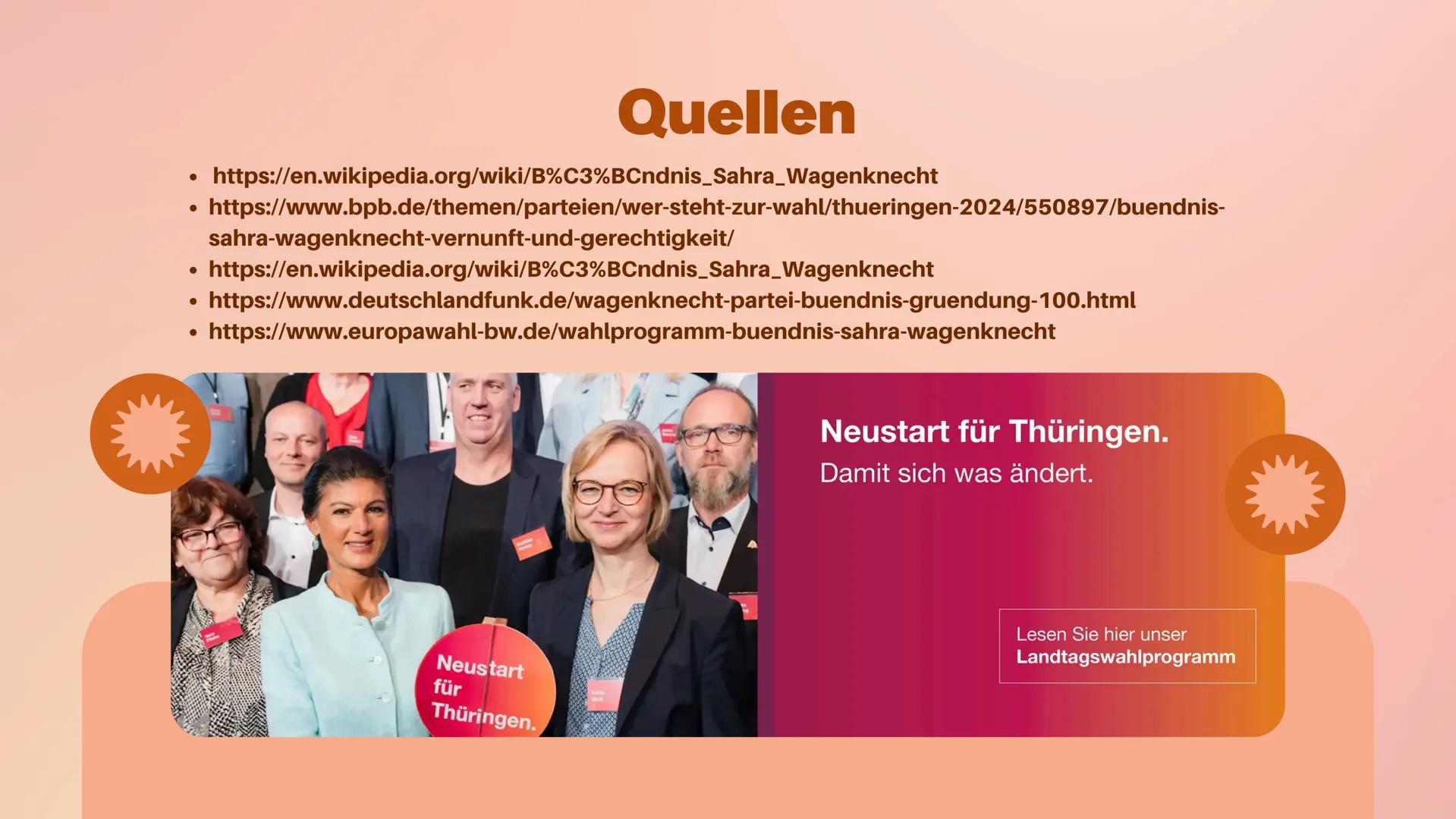G-GK
<necht
VERNUNFT &
GERECHTIGKEIT
Bündnis Sahra
Wagenknecht
ernunft
erechtigk
Suna Ceken Aufbau
Wer ist Sahra
Wagenknecht?
Ideologische
A