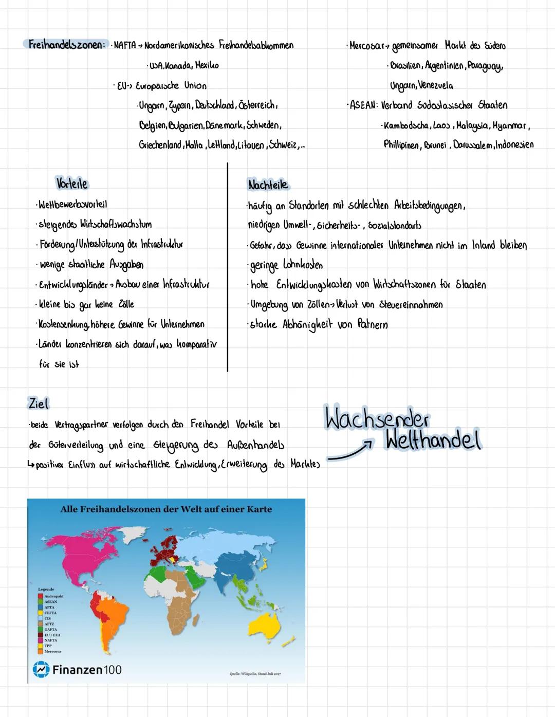 Sonderwirtschaftszonen
→räumlich abgegrenztes geographisches Gebiet innerhalb eines Staate>
rechtliche und administrative Erleichterung für
