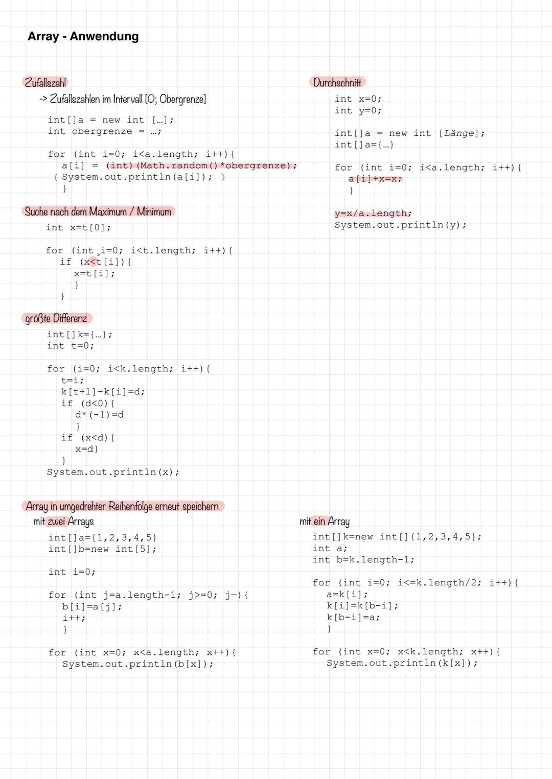 # JAVA - Grundlagen
Datentypen
* zwei verschiedene Datentypen :
* -> primitive Typen: werden direkt in der Variable gespeichert