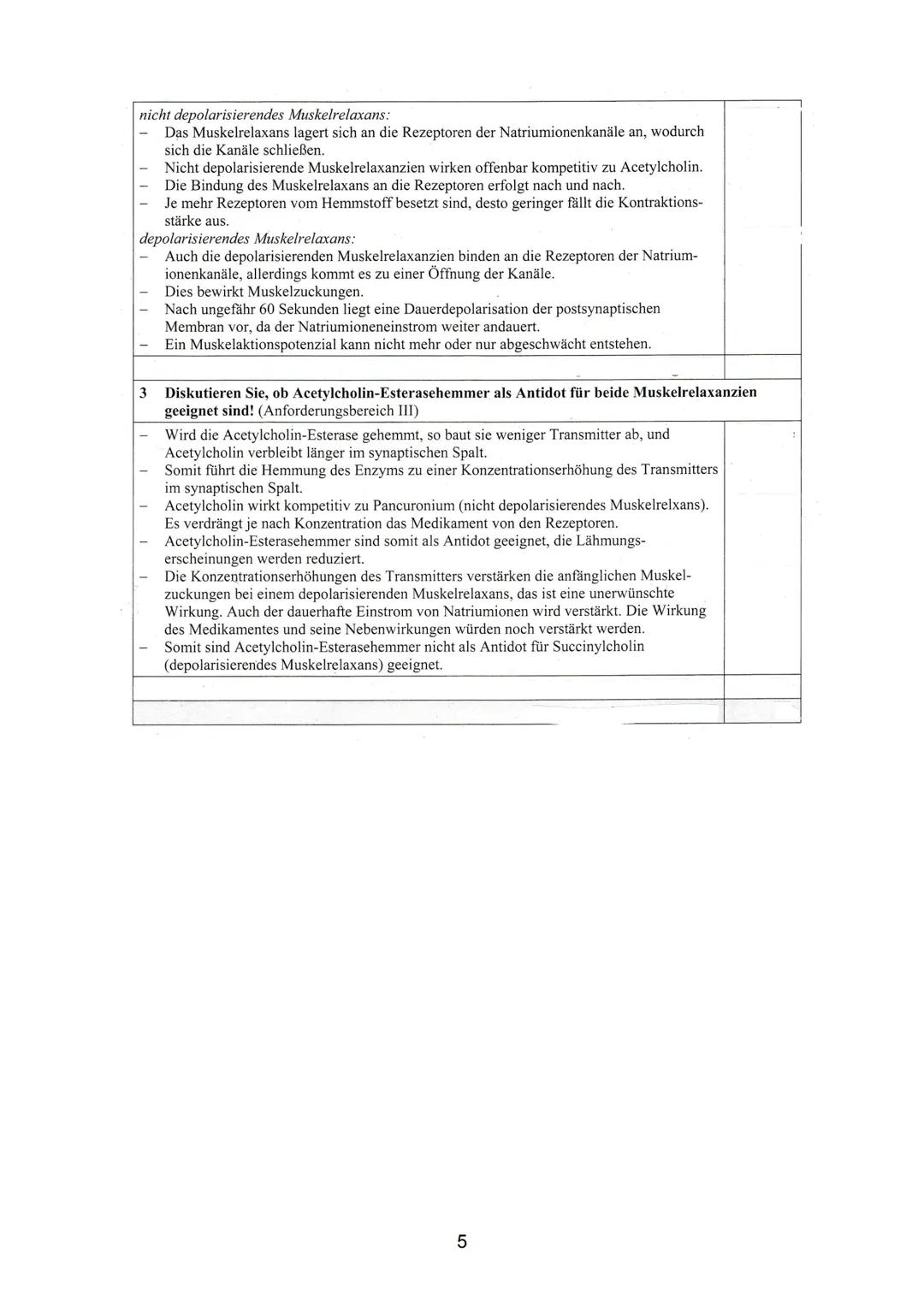 Thema: Neurobiologie/ Vom Reiz zur Reaktion
Aufgabe 1
1. Erläutern Sie die Erregungsübertragung an einer Neuromuskulären Synapse
ohne Einwir