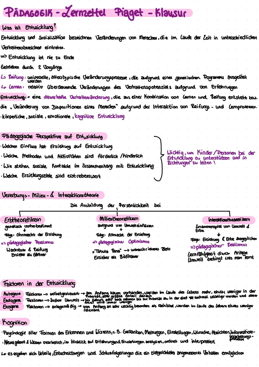 # PÄDAGOGIK-ZERNZETTEL Piaget-Klausur
Allgemeine Klausuestructur
- den Einleitungsteil verfassen:
L↳ In dem vorliegenden Text (Textart +