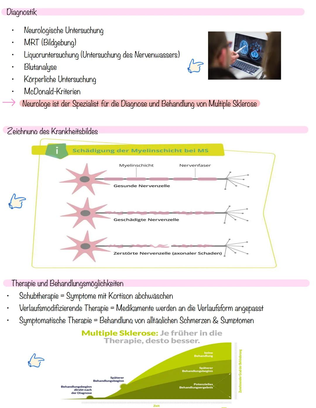 # Multiple Sklerose
Gesunde
Beschädigte
Nervenzellen Nervenzellen
Betroffene Regionen
Augen
Gehirn
Rückenmark
signal
Zunge
und Sprache