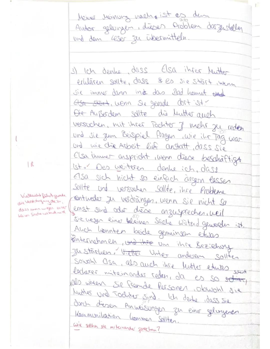 Ec-
2. Klausur
Name:
29.11.2023
Aufgabenstellung:
1. Fassen Sie die Kurzgeschichte „Augenblicke" von Walter Helmut Fritz in eigenen Wor