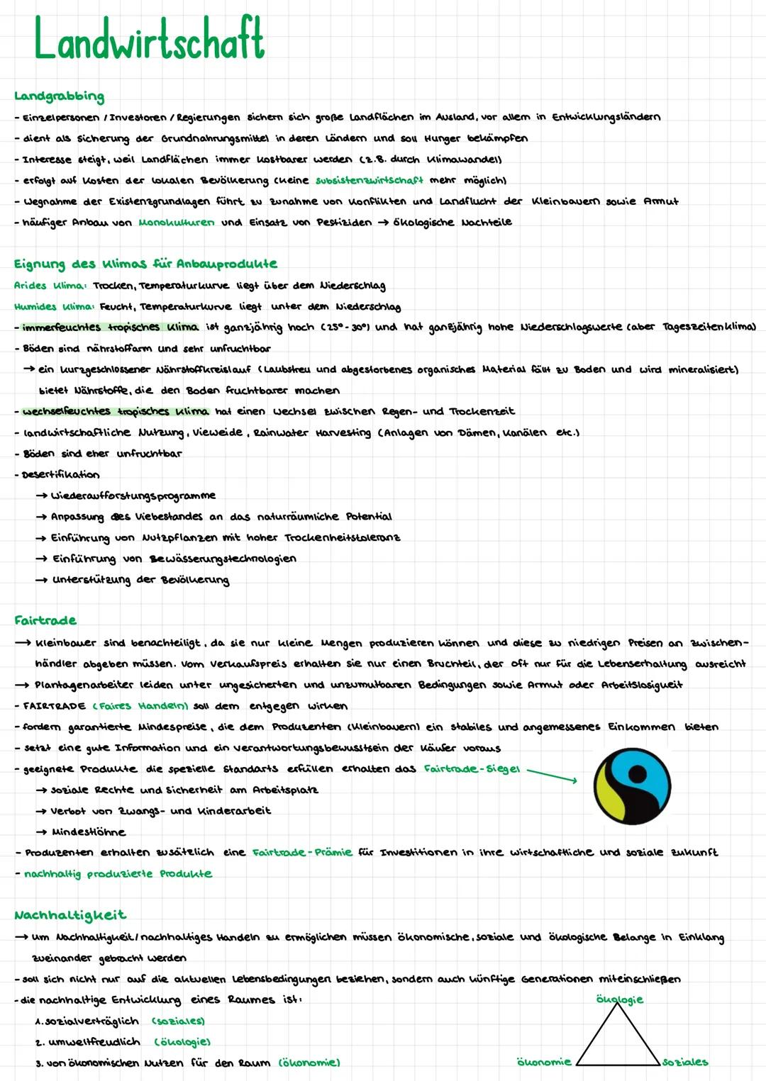 # Landwirtschaft
Landwirtschaftliche Produktion in den Tropen
Landwirtschaft wird auch Agrarwirtschaft genannt unter diesem Begriff versien