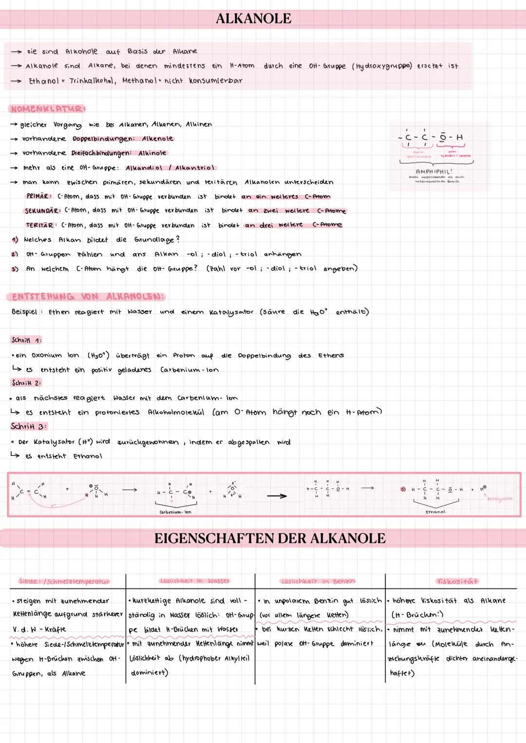 # ALKANE, ALKENE, ALKINE
ALKANE
Alkane sind organische Moleküle, die nur aus zwei Elementen bestehen, nämlich aus:
- Kohlenstoff (c)
- Wa