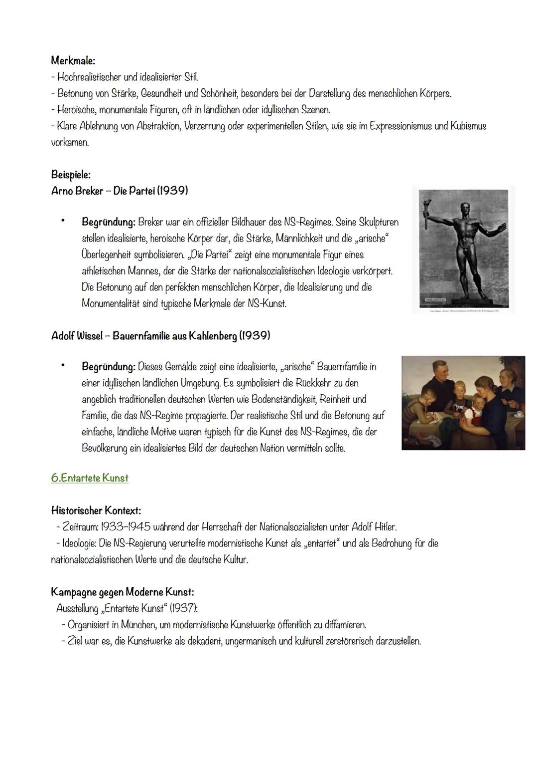 # Kunst Lernzettel
1. Expressionismus (1905-1920er)
Geschichtlicher Kontext:
- Entstand zu Beginn des 20. Jahrhunderts in Deutschland, vor