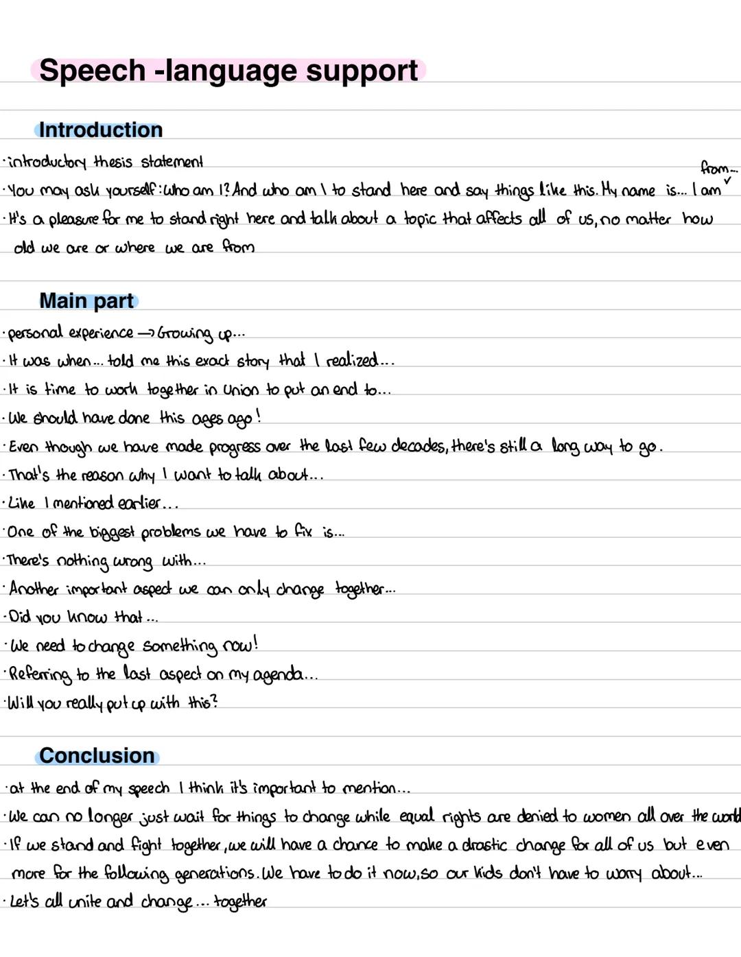 Meaning of identity
there are gender stereotypes in society.
· different identities should not be hidden
• fear to express oneself for examp