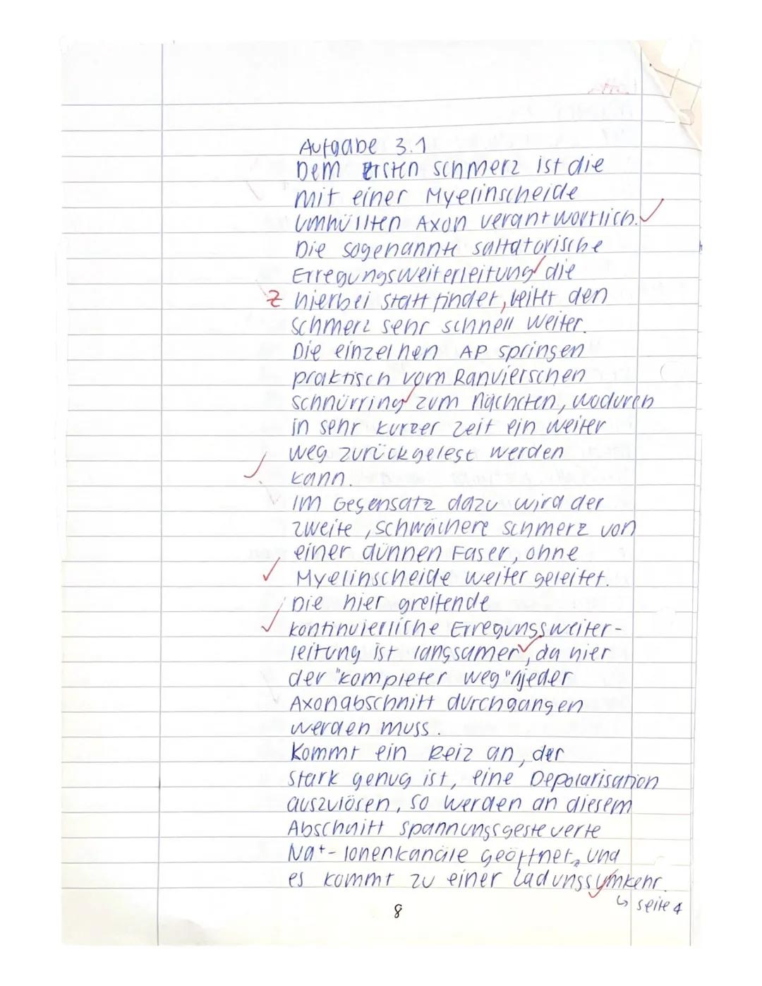 ER
Name:
Klausur I
Neurobiologie
Beurteilung:
erreichte Punktzahl =
(von 65 Pkt.
61
38%) = Note 44
14.11.2023
Bitte achten Sie auf Form und