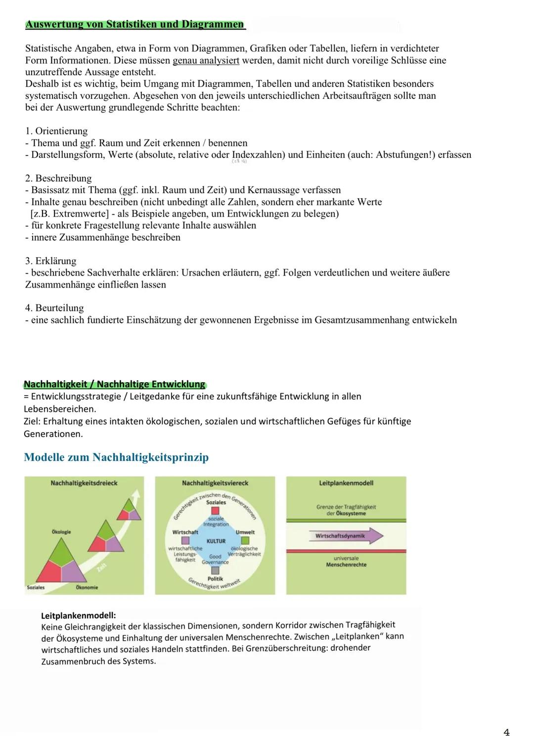 # Allgemeines/Anleitungen zur Auswertung
1. Die geographische Einordnung eines Raumes und die relieforientierte Grobgliederung
Unter der