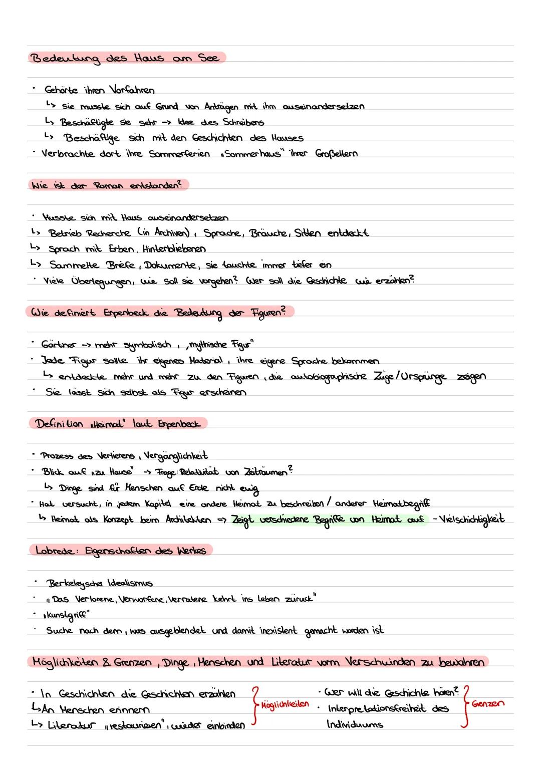 Jenny Erpenbeck zu „Heimsuchung“