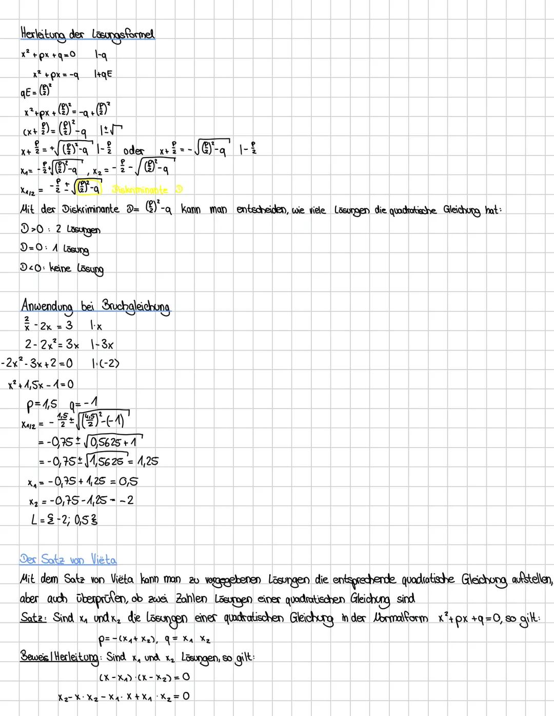 QUADRATISCHE
FUNKTIONEN
Eine Funktion mit der Funktionsgleichung f(x) = ax² + bx + c, wobei a #0 ist, nennt man eine quadratische
Funktion.