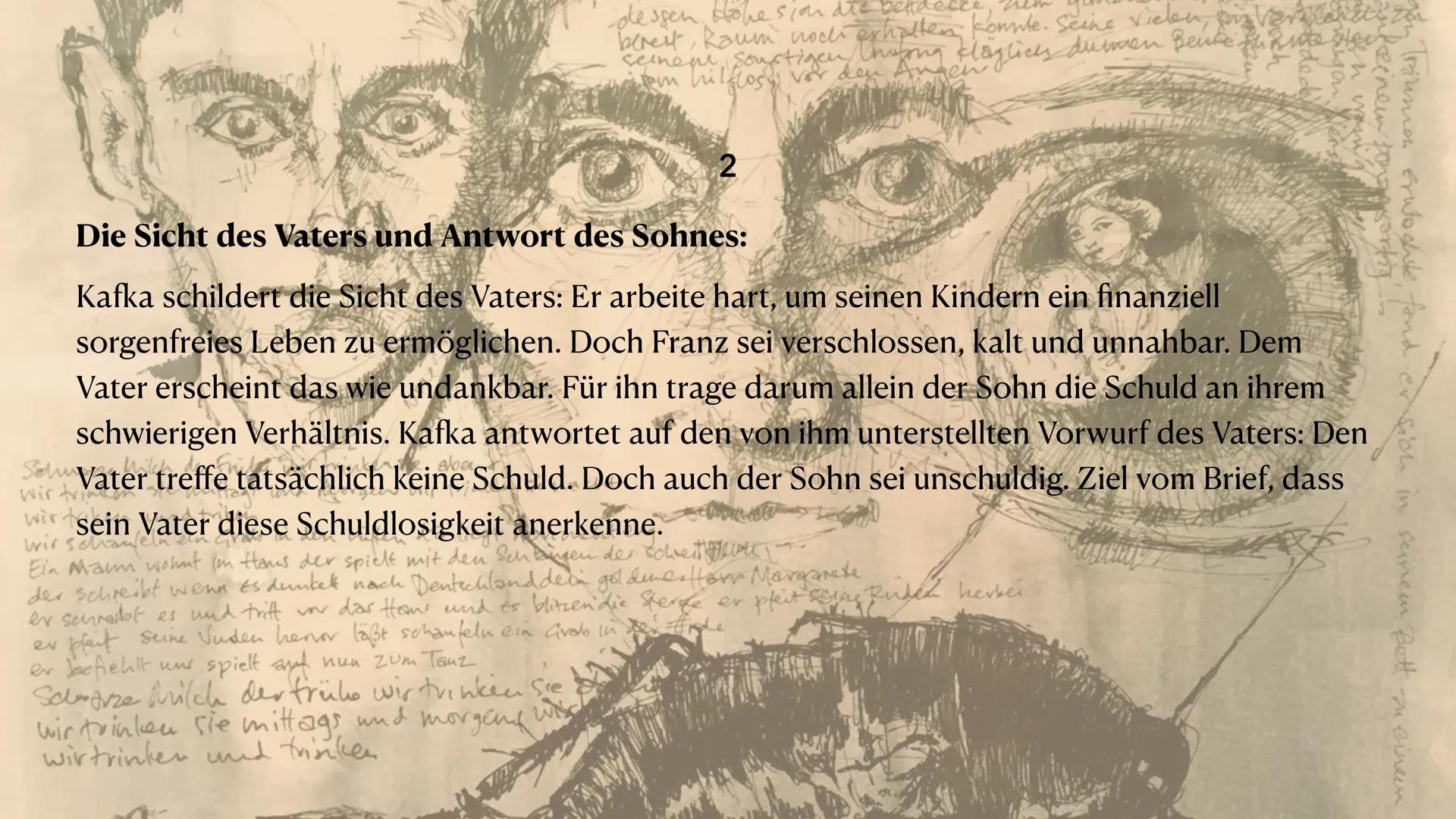 # Brief an den Vater
Franz Kafka
Jenessa Lehmann ## Gliederung
1. Einleitung
* Biografie Autor Franz Kafka
* Persönlichkeit + Psycho