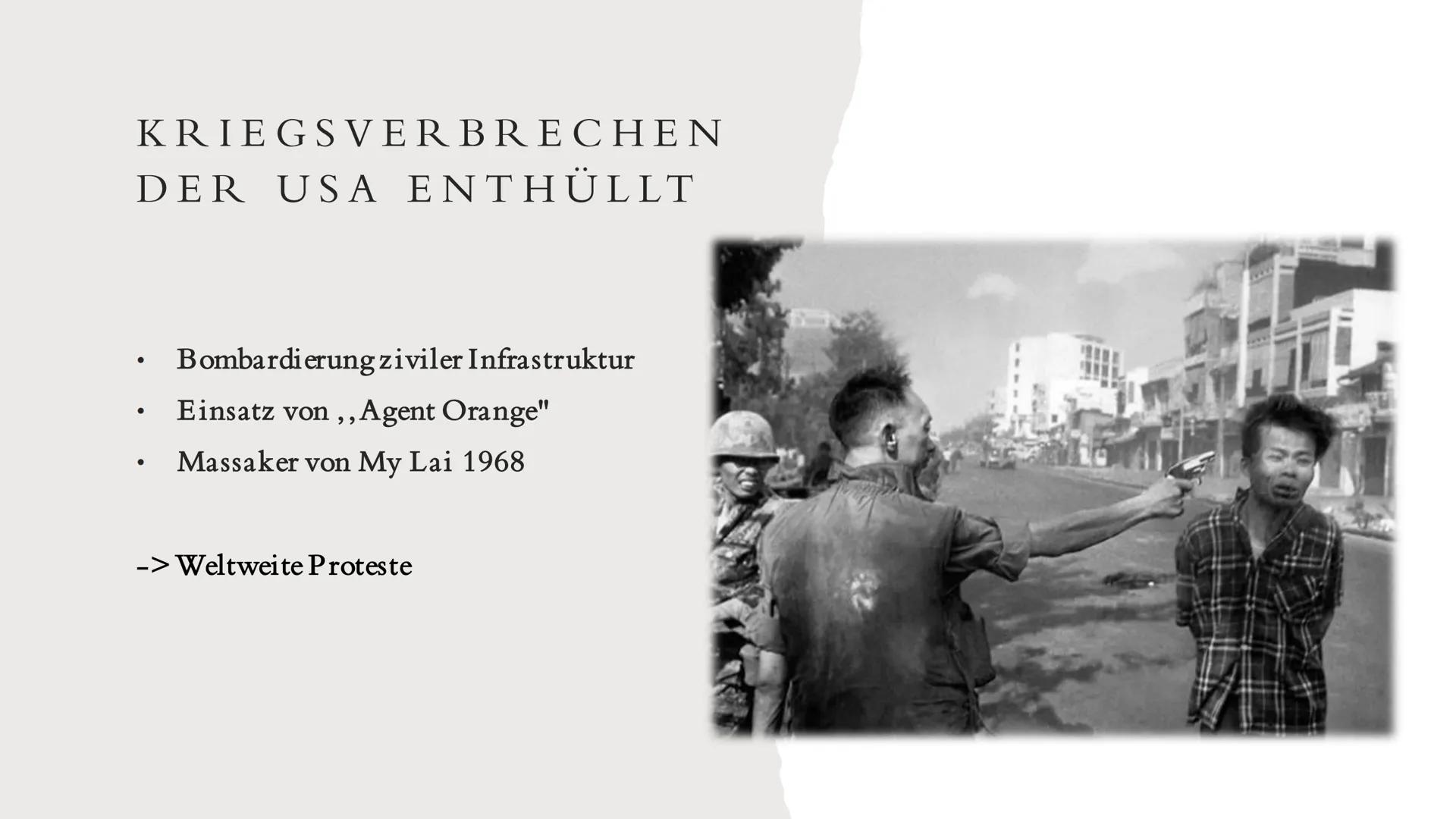 DER
VIETNAMKRIEG (1955-1975) # ÜBERSICHT
-Einleitung
-Ursachen
-Verlauf:
* Nord- & Südvietnam
* Der Tonkin-Zwischenfall
* Rolling Thu