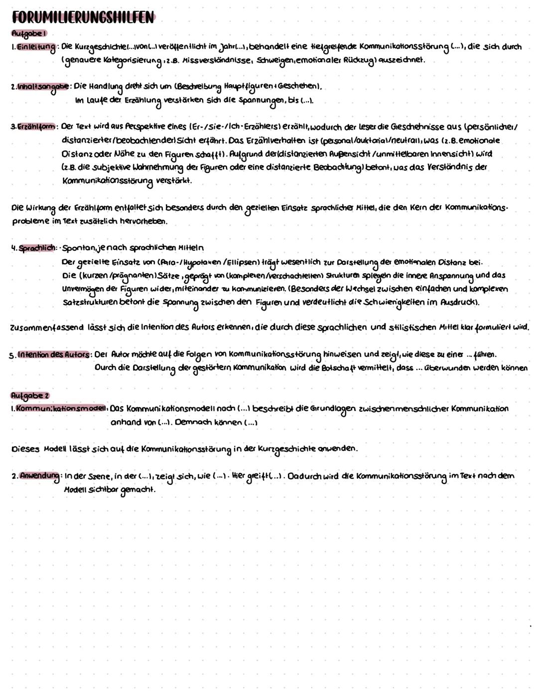 DEUTSCHKLAUSUR
Informationen: Deutschklausur Nr.I
·ED G4 24/25-Fr.
•Bearbeitungszeit~ca go min.
•Thema: Bedingungen gelungener und misslunge