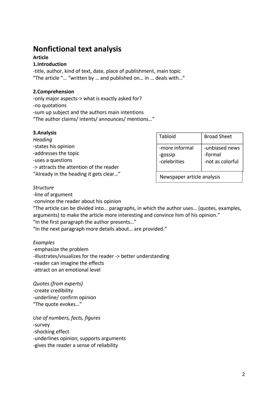 ENGLISCH ABITUR- ALLE THEMEN
-nonfictional
-fictional text
-speech analysis
-drama analysis
-mediation
1.American Dream
2.Globalization