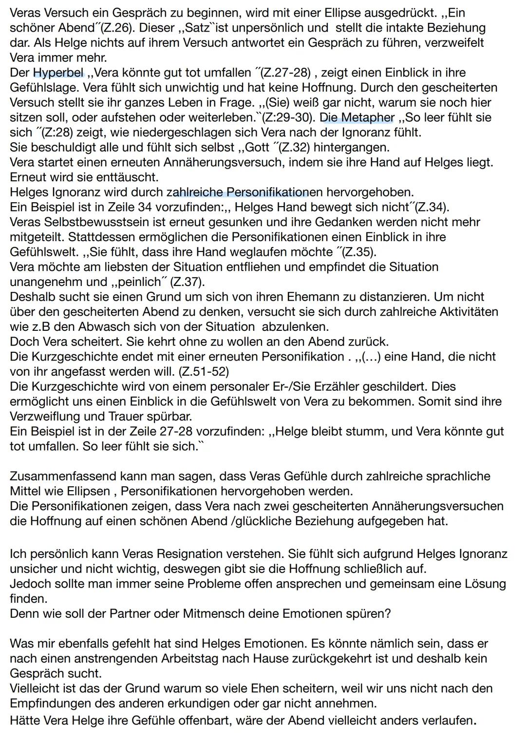 Analyse Deutsch,,Vera sitzt auf dem Balkon"
Weltweit scheitern viele Ehen und es kommt zu zahlreichen Scheidungen. Allein in
Deutschland sin