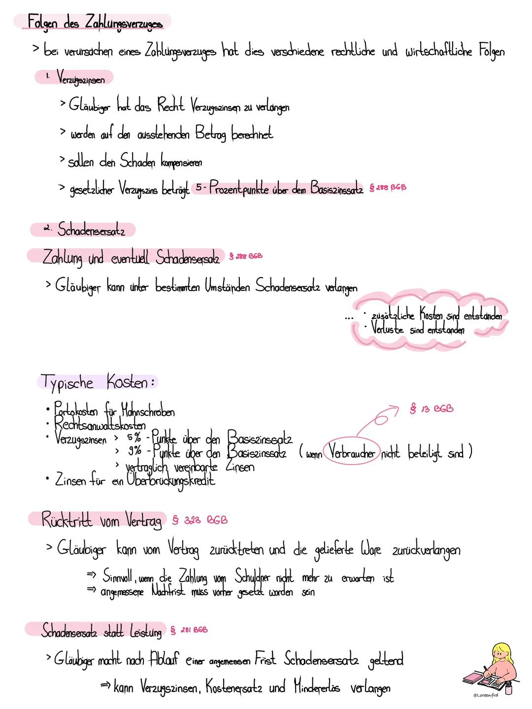 # Zahlungsverzug
@Loreenfrd # ZAHLUNGSVERZUG
Definition
> rechtlicher Begriff, welcher die, Situation beschreibt, in der ein Schuldner ei